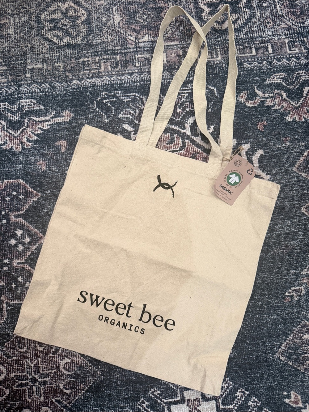 Natural Canvas Tote Bag - Cream